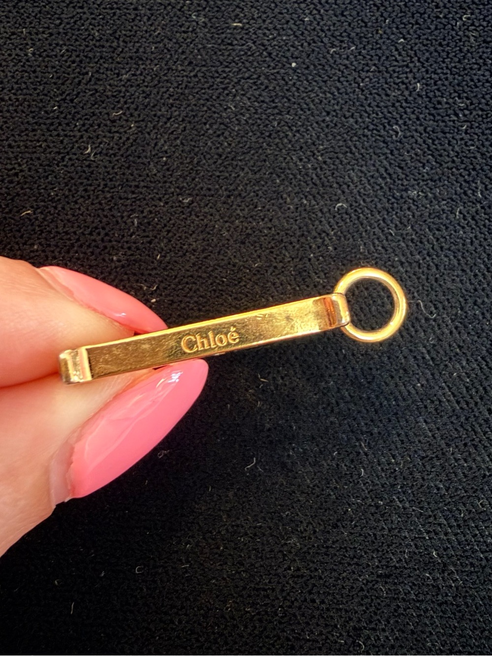 Chloe Gold Letter R Pendant - Picture 3 of 3